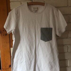 DAPPER BOI  white  and Grey pocket   Tee-Small